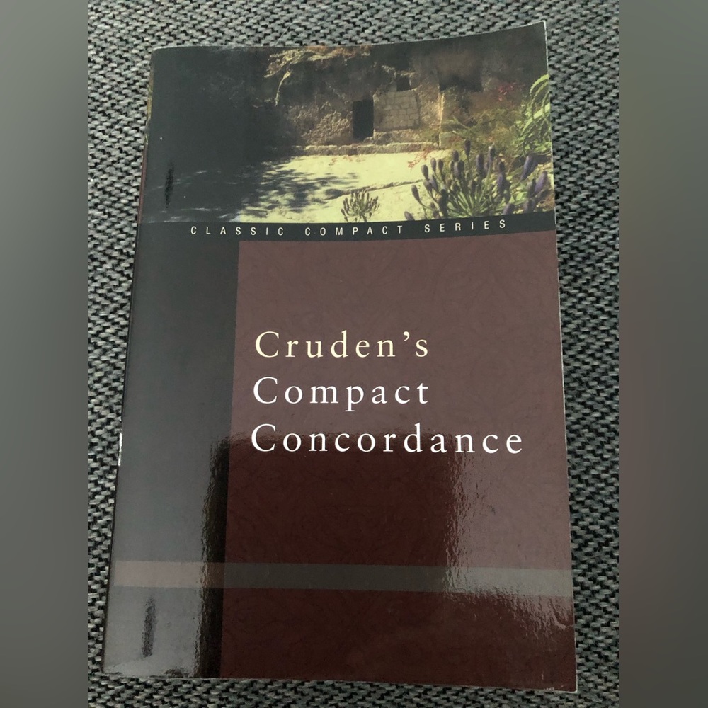 Cruden’s Compact Concordance Paperback Book, 563 Pages